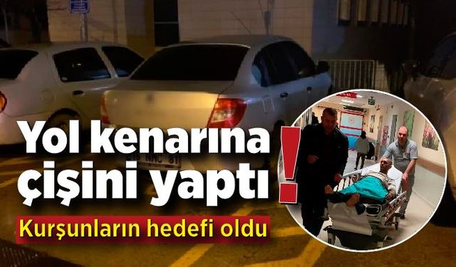 Yol kenarına tuvaletini yapıyordu; İki kurşunla kanlar içinde yerde kaldı