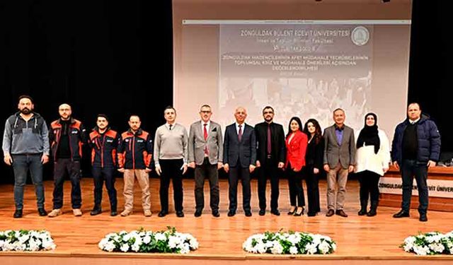 Madencilerin afet müdahale tecrübeleri değerlendirildi