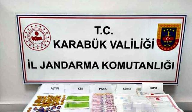 Karabük'te tefecilik operasyonu