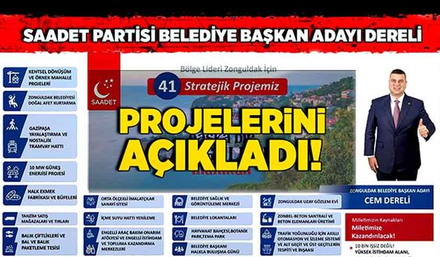 Cem Dereli projelerini açıkladı