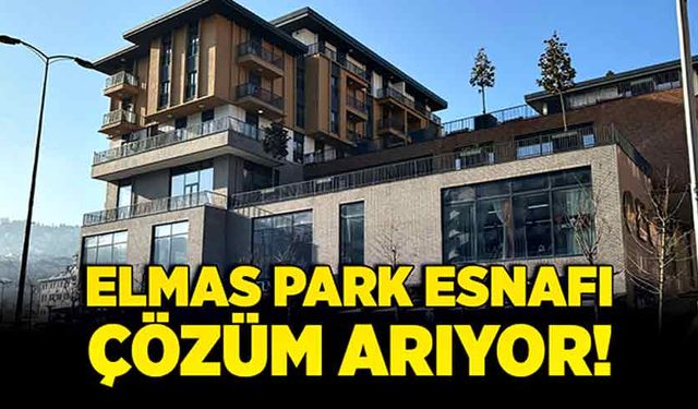 Elmas Park esnafı çözüm arıyor!