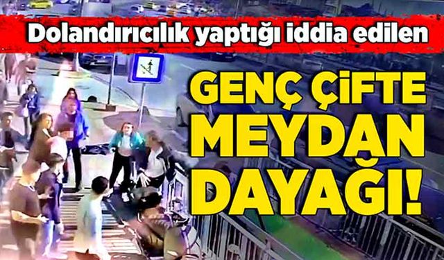 Dolandırıcılık yaptığı iddia edilen genç çifte meydan dayağı!