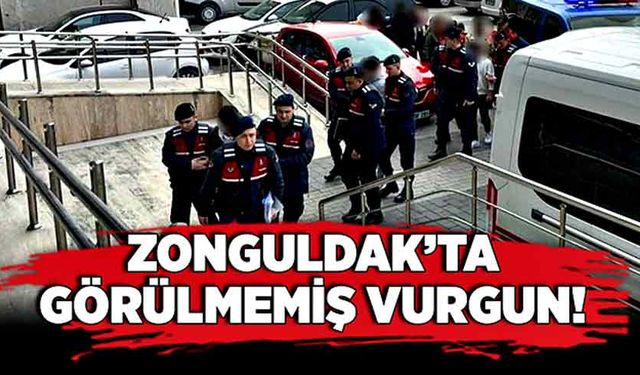 Zonguldak’ta görülmemiş vurgun!
