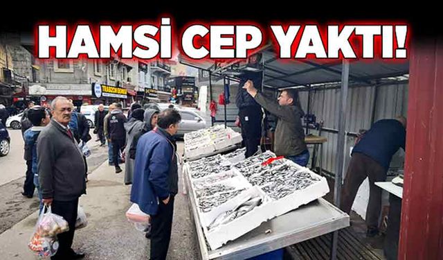 Hamsi cep yaktı!