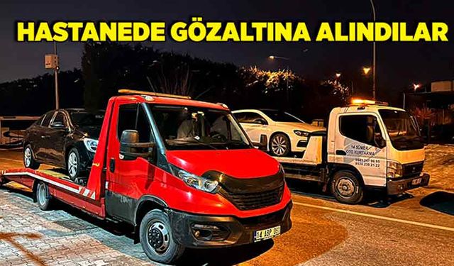 Hastanede gözaltına alındılar