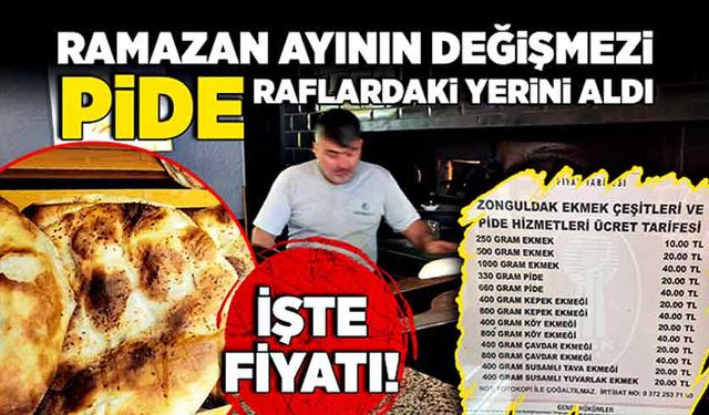 Ramazan ayının değişmezi pide raflardaki yerini aldı. İşte fiyatı!