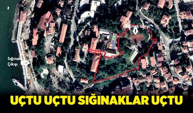 Uçtu uçtu sığınaklar uçtu