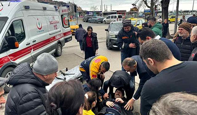 Zonguldak'ta kavşakta kaza