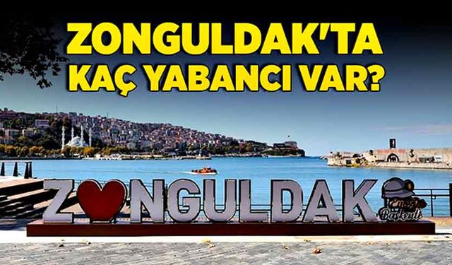 Zonguldak'ta kaç yabancı var?