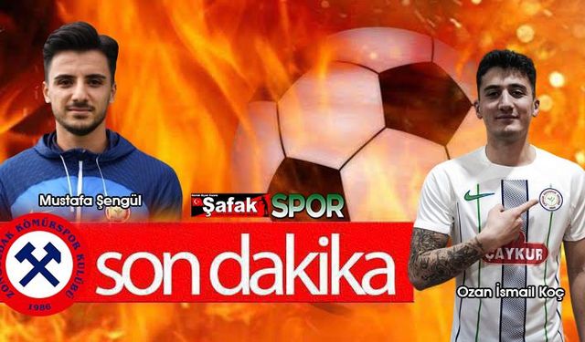 Zonguldak Kömürspor’dan iki takviye daha... Yeni transferler Çaykur Rizespor patentli