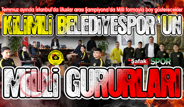 Kilimli Belediyesporlu 4 sporcu Milli takıma yükseldi... İlk kutlayan Kamil Altun oldu