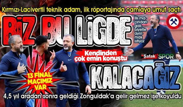 Serkan Afacan konuştu: “Her maçımız final, kaybetme lüksümüz yok”