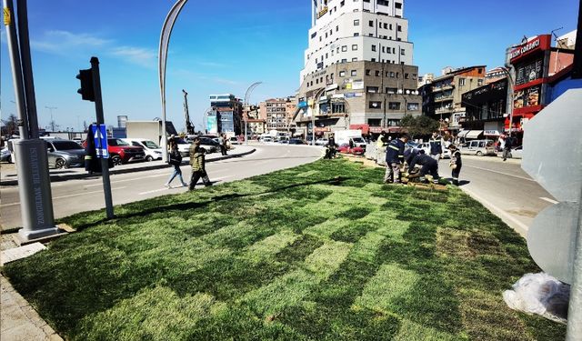 Kentin çehresini değişiyor, yeni yerler yeşilleniyor