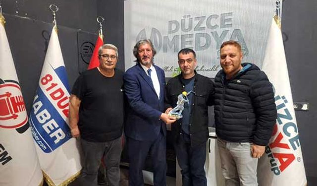 Akbıyık, Düzce’de gazetecilerle buluştu