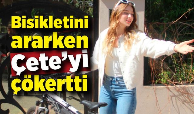 Genç kız, çalınan bisikletine dedektif gibi iz sürerek ulaştı, çeteyi çökertti