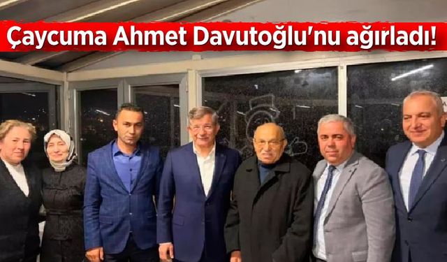 Çaycuma Ahmet Davutoğlu'nu ağırladı!