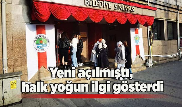 Yeni açılmıştı, halk yoğun ilgi gösterdi