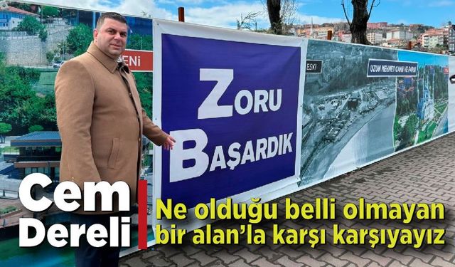 Cem Dereli: Ne olduğu belli olmayan bir alan’la karşı karşıyayız