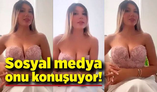 Sosyal medya onu konuşuyor! Paylaşımı kadar kıyafeti de çok konuşuldu