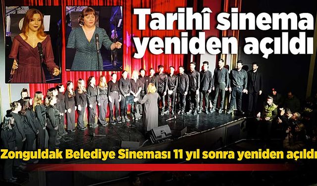 Tarihi sinema yeniden açıldı