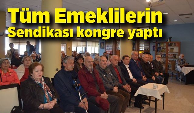 Tüm Emeklilerin Sendikası kongre yaptı