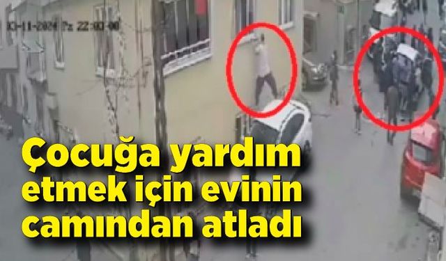 10 yaşındaki çocuk otomobilin altında kaldı: Yardımına koşmak için camdan atladı