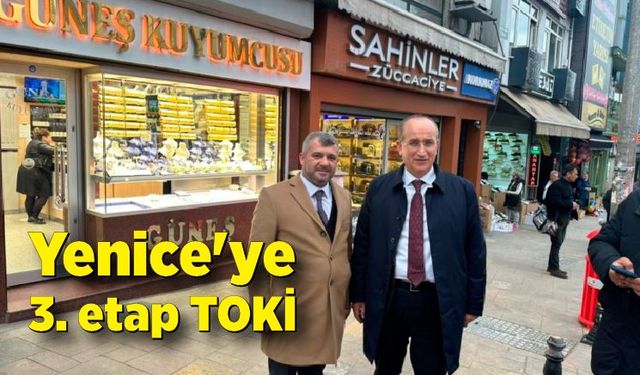 Yenice'ye 3. etap TOKİ