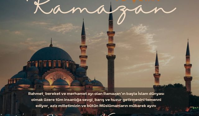 Rektör Özölçer’den Ramazan Ayı mesajı