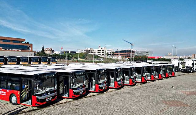 Yeni 44 büyük otobüs geliyor