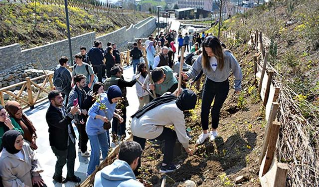 Fidanlar toprakla buluştu