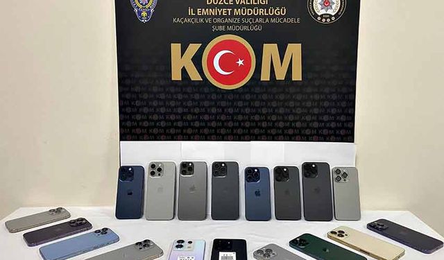 18 kaçak cep telefonu ele geçirildi