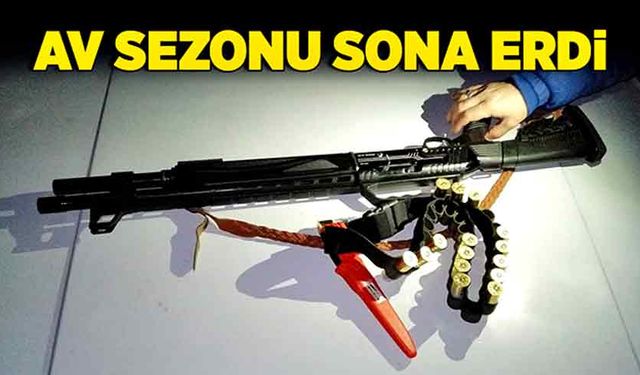 Av sezonu sona erdi