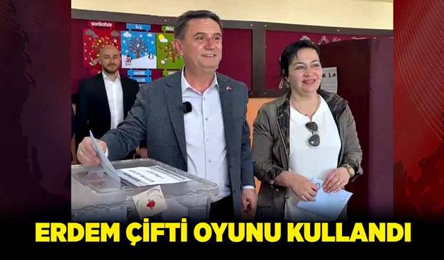 Erdem çifti oyunu kullandı!