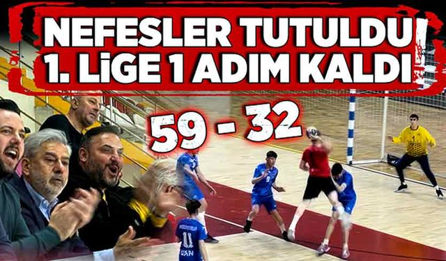 Nefesler tutuldu! 1. Lige 1 adım kaldı! 59-32