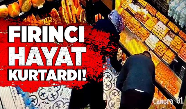 Fırıncı küçük çocuğun hayatını kurtardı!