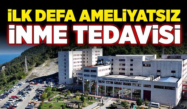 İlk defa ameliyatsız inme tedavisi gerçekleştirildi