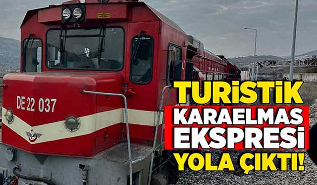 Turistik Karaelmas Ekspresi yola çıktı