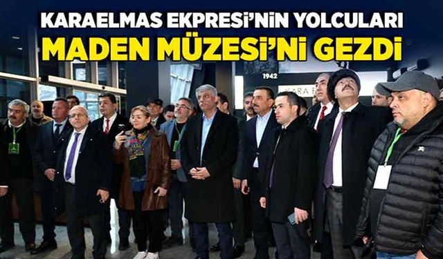 Karaelmas Ekpresi’nin yolcuları, Türkiye’nin ilk Maden Müzesi’ni gezdi