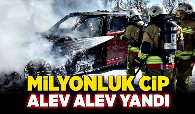 Milyonluk cip alev alev yandı!