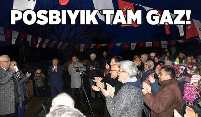 Posbıyık tam gaz!