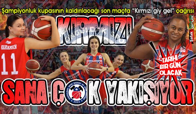Zonguldakspor’dan kırmızı çağrısı... Şampiyonluk maçında tribünleri kırmızıya boyayacağız!