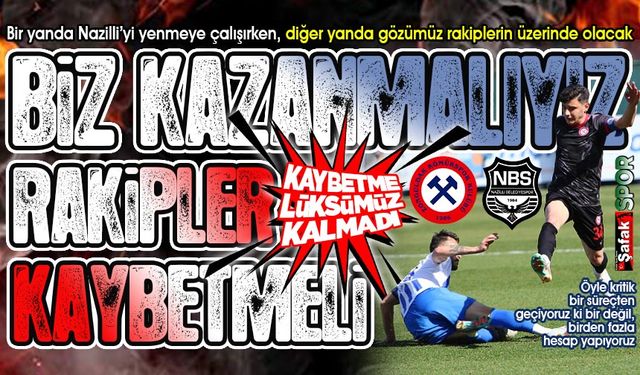 Gözümüz Zonguldak Kömürspor’da, kulağımız Kırklareli, Antalya ve Kırşehir’de olacak!