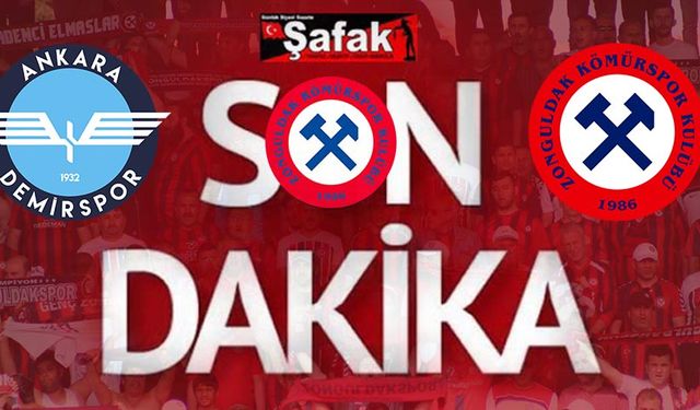 Başkent'te oynanacak Ankara Demirspor-Zonguldak Kömürspor maçına “Başkan” geliyor!