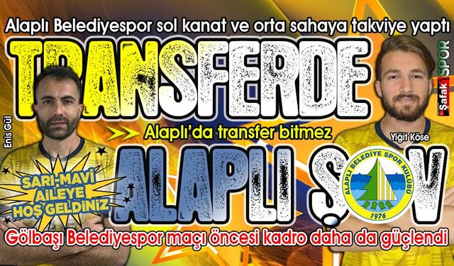 Alaplı Belediyespor'dan iki transfer birden... Zirve takımı gözünü liderliğe dikti