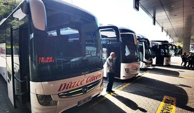 Terminalde Bayram hareketliliği; Geliş ve gidişlerde yoğunluk artıyor