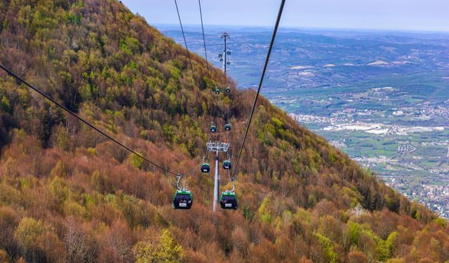 O teleferiği 114 bin kişi kullandı!