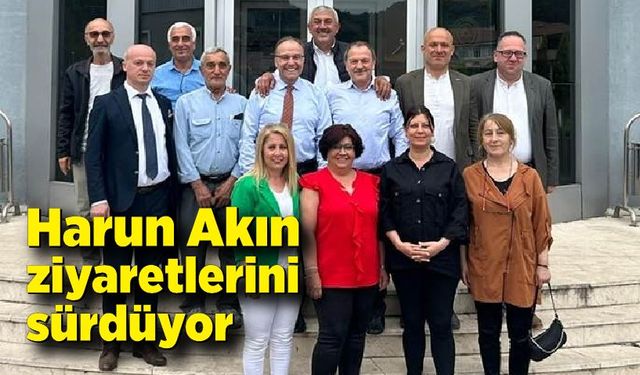 Harun Akın ziyaretlerini sürdüyor