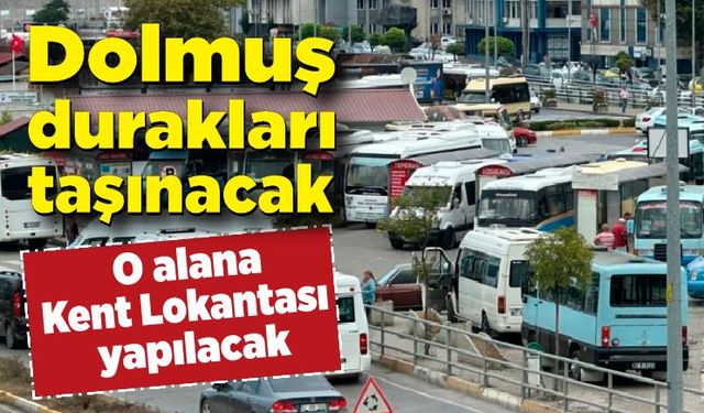 Kapuz ve İncivez dolmuş durakları taşınacak, o alana kent lokantası yapılacak