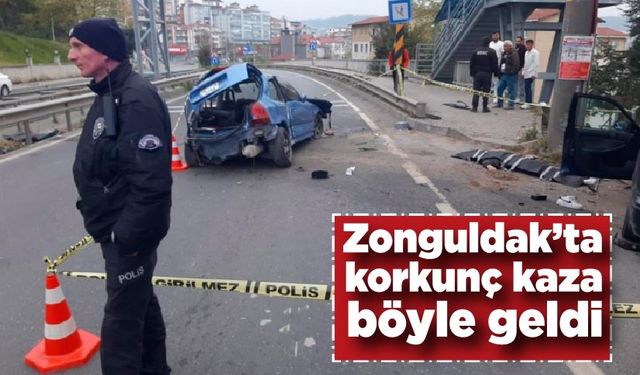 21 yaşındaki gencin öldüğü feci kaza!