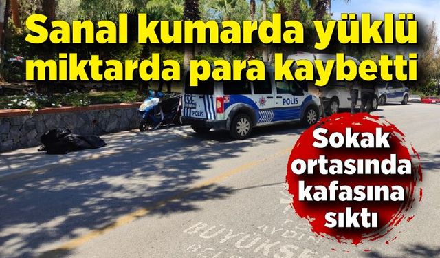 Sanal kumar canından etti; Sokak ortasında kafasına sıktı